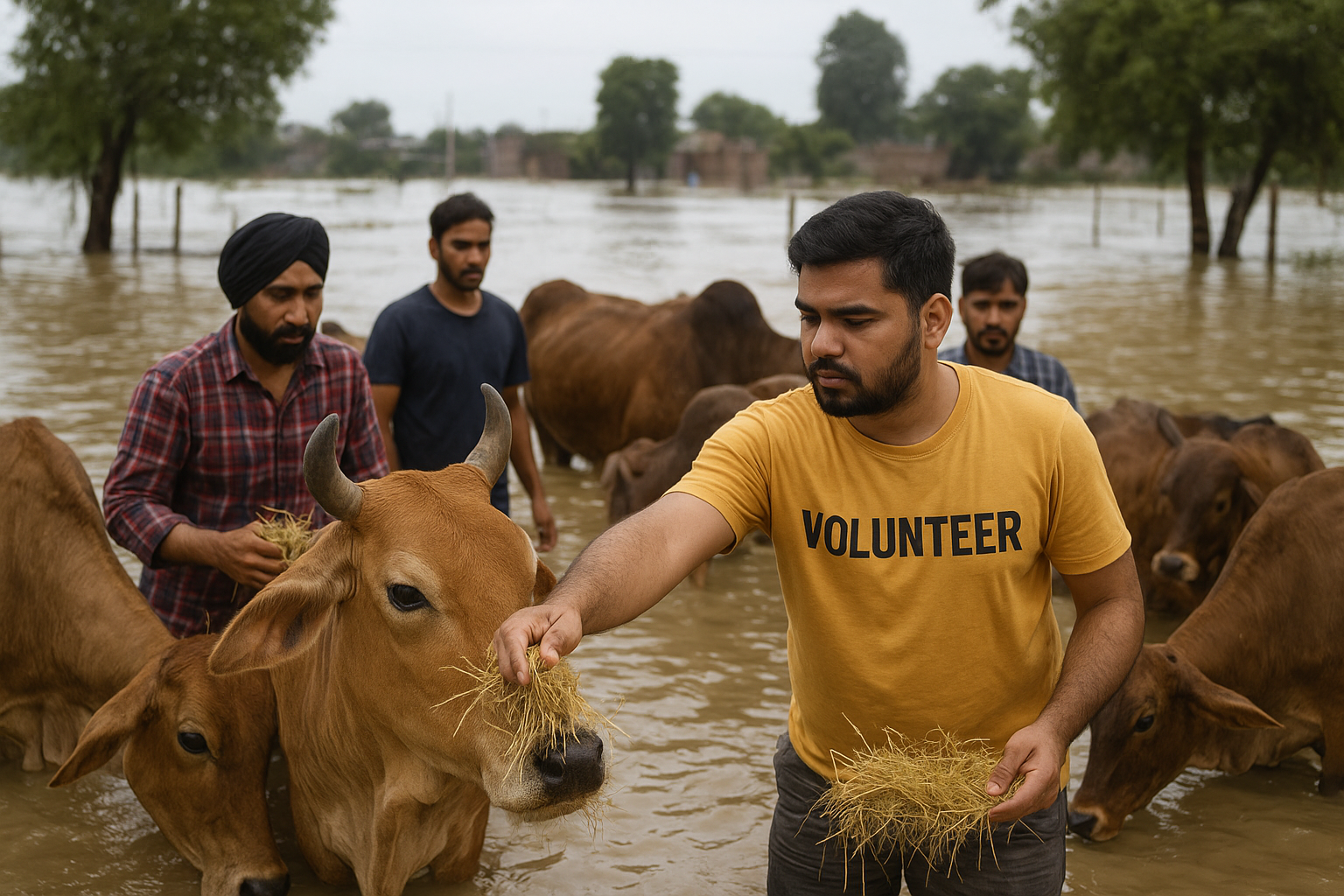 Save Punjab’s Flood-Stranded Cows