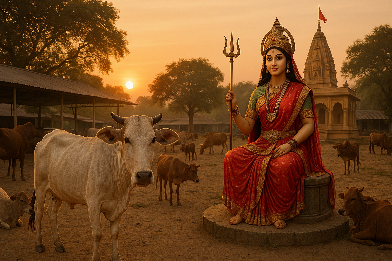 Santoshi Maa Gau Seva on Every Shukrawar
