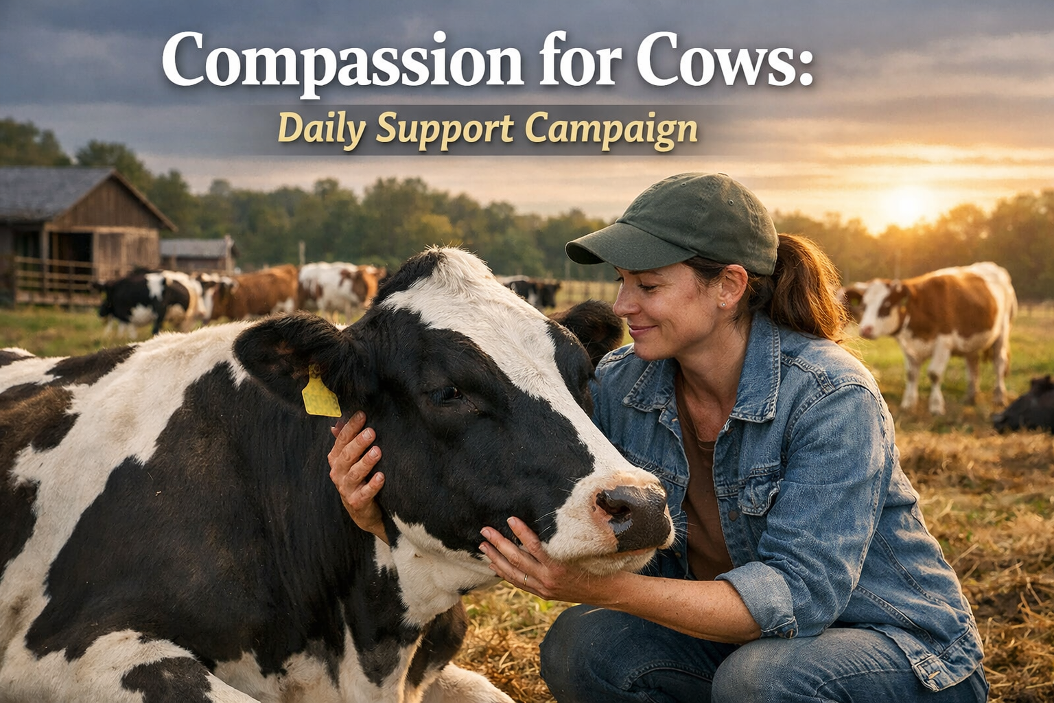 Compassion for Cows: Daily Support Campaign