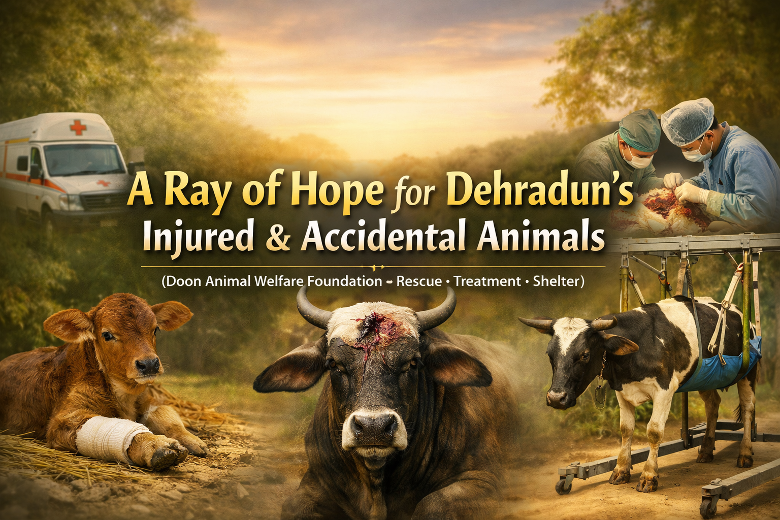 A Ray of Hope for Dehradun’s Injured & Accidental Animals